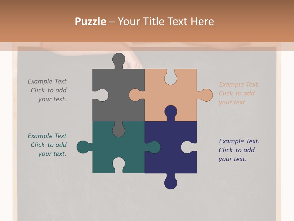 Indoors Young Message PowerPoint Template