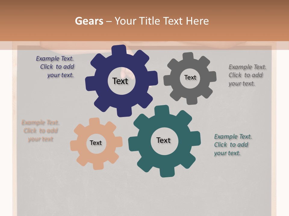 Indoors Young Message PowerPoint Template