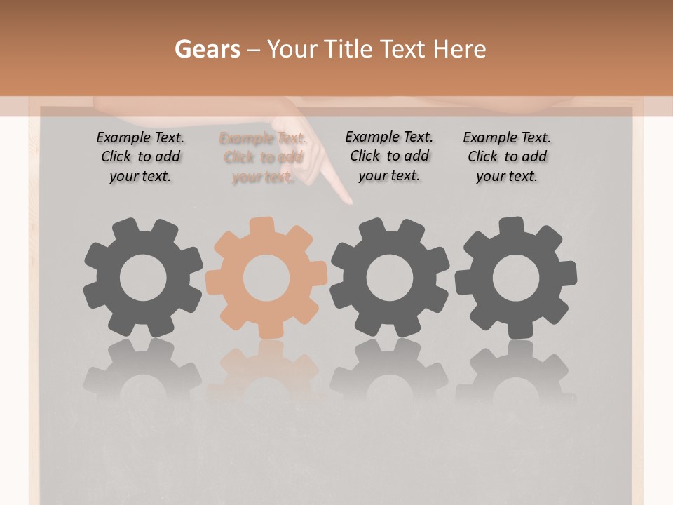 Indoors Young Message PowerPoint Template