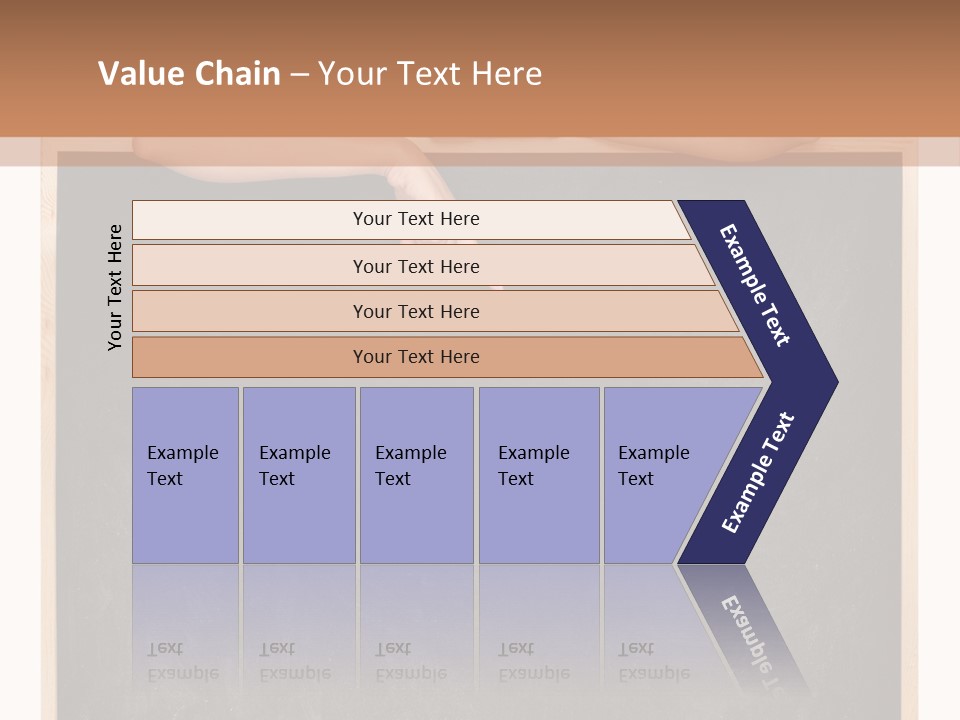 Indoors Young Message PowerPoint Template
