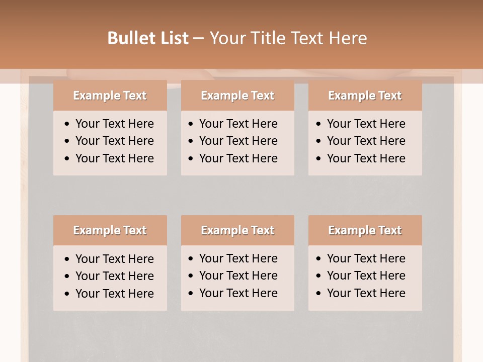Indoors Young Message PowerPoint Template