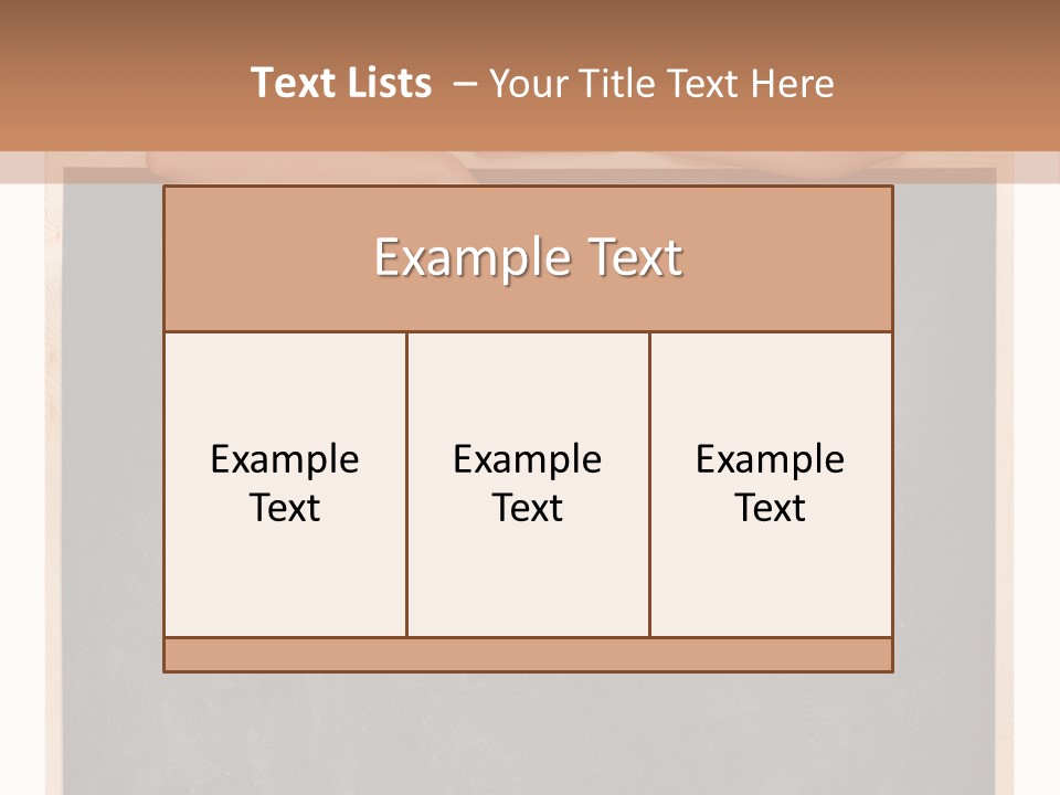 Indoors Young Message PowerPoint Template