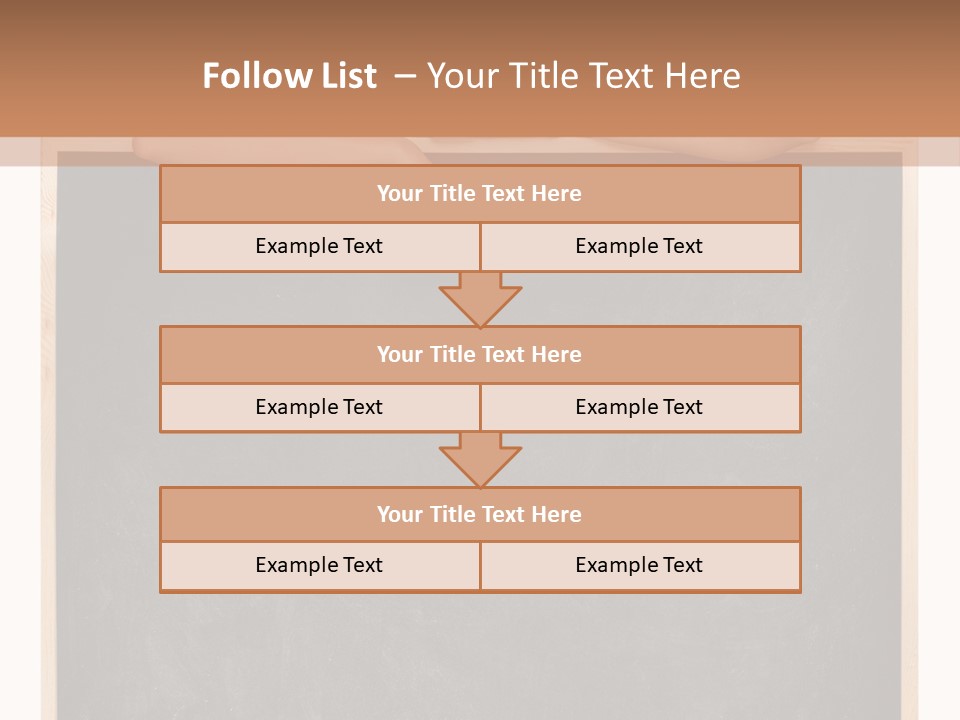 Indoors Young Message PowerPoint Template