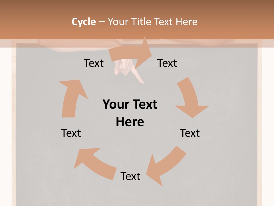 Indoors Young Message PowerPoint Template