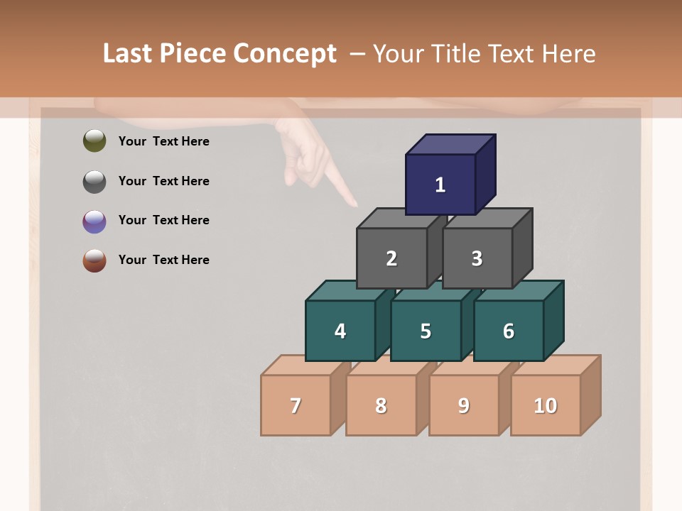 Indoors Young Message PowerPoint Template