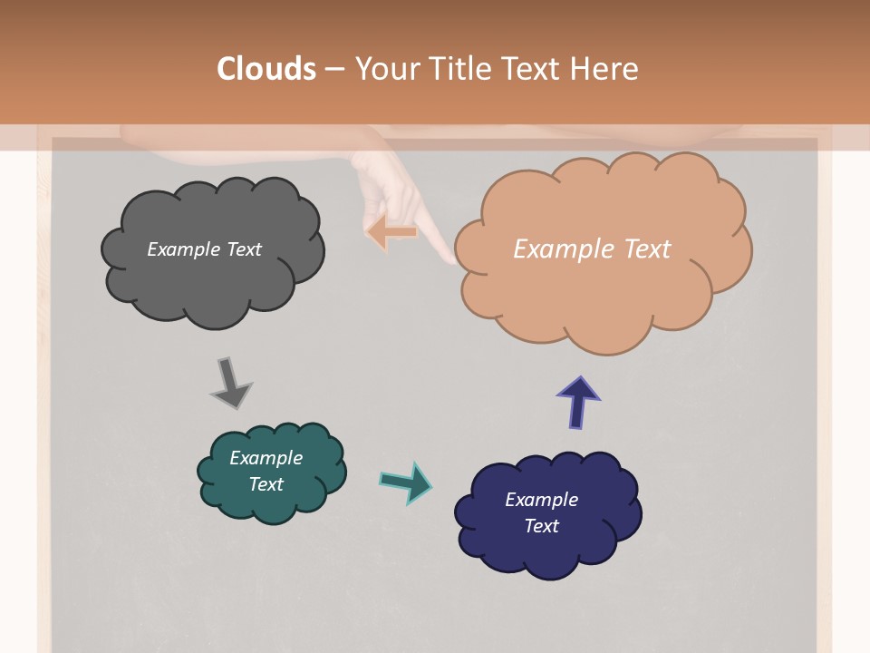 Indoors Young Message PowerPoint Template
