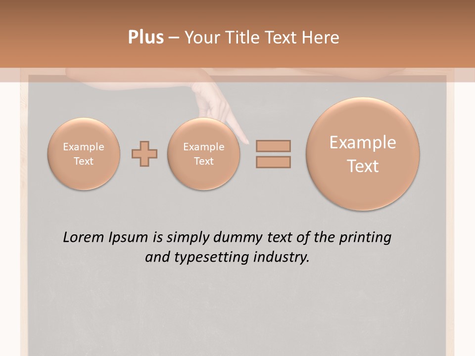 Indoors Young Message PowerPoint Template