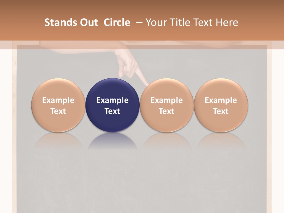 Indoors Young Message PowerPoint Template