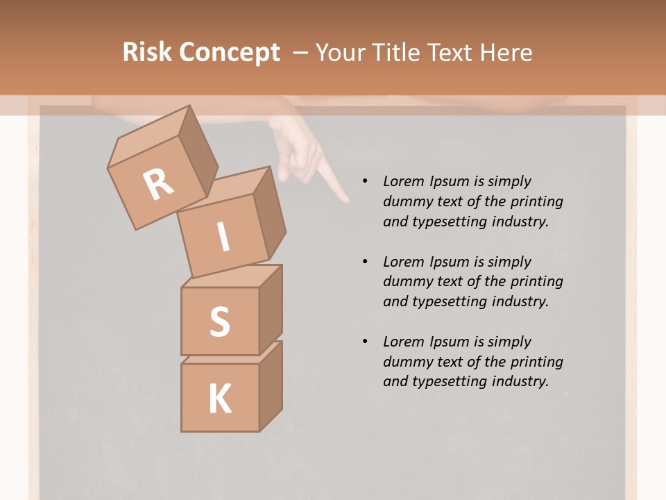 Indoors Young Message PowerPoint Template