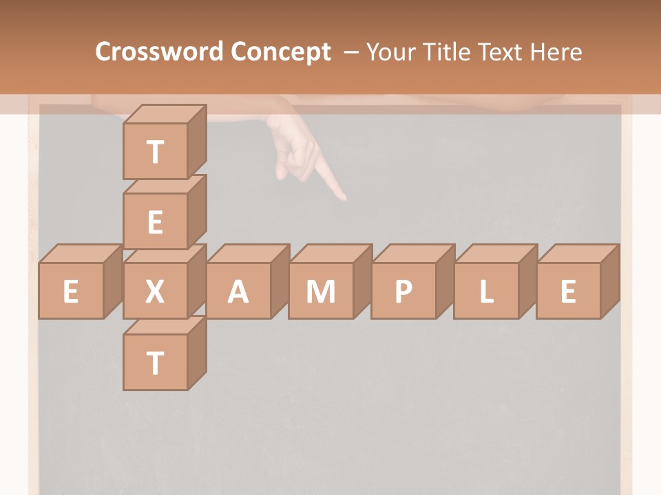 Indoors Young Message PowerPoint Template