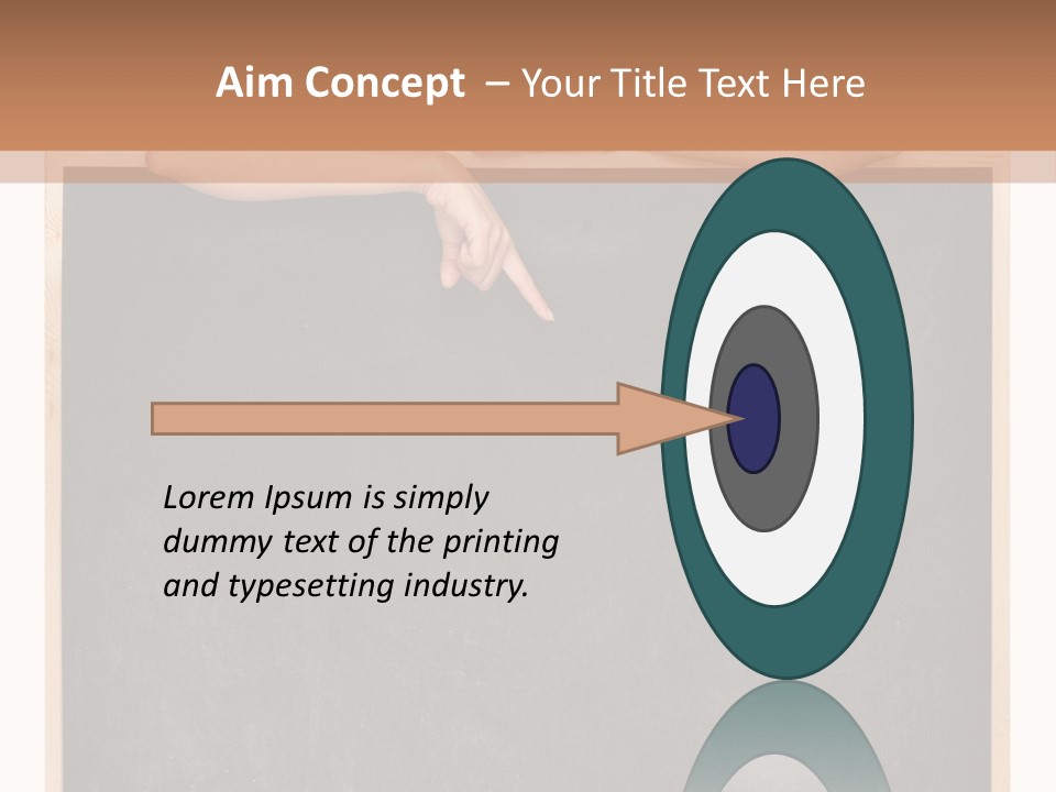 Indoors Young Message PowerPoint Template