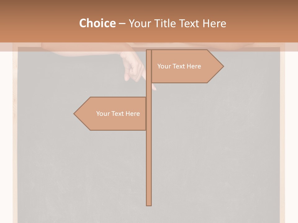 Indoors Young Message PowerPoint Template