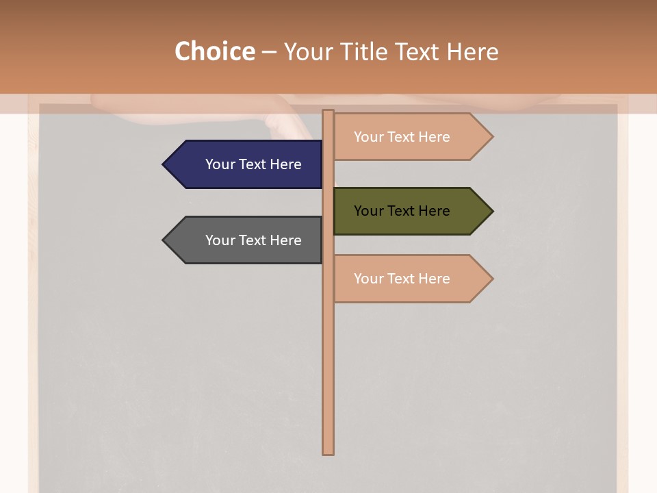 Indoors Young Message PowerPoint Template