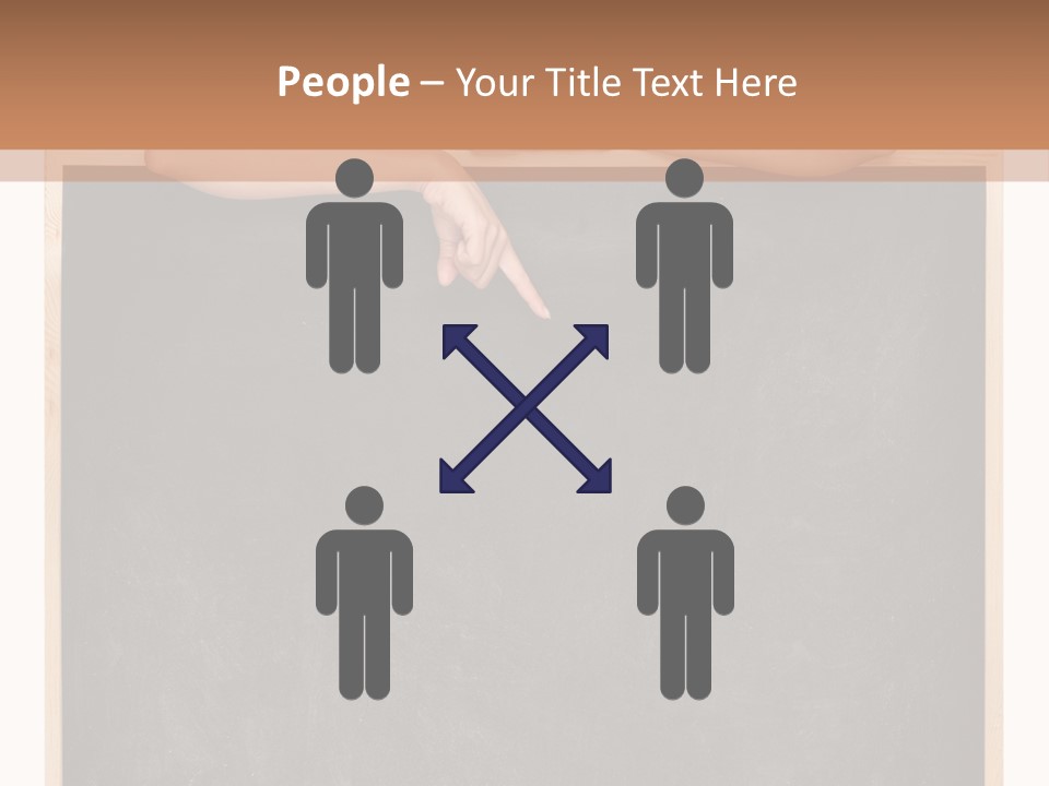 Indoors Young Message PowerPoint Template