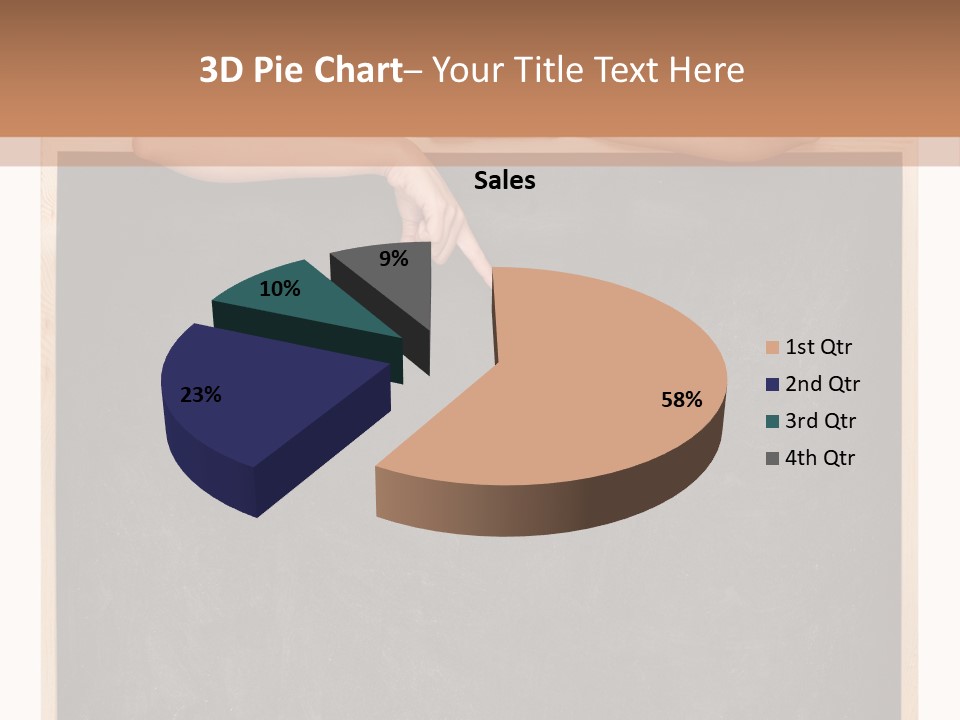 Indoors Young Message PowerPoint Template