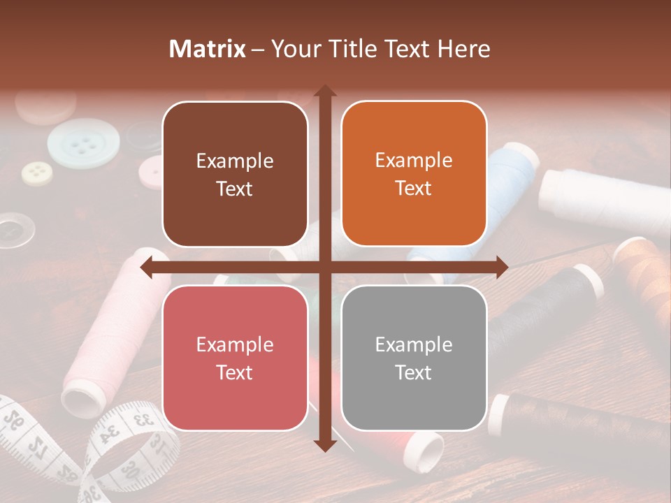 Needle Tool White PowerPoint Template