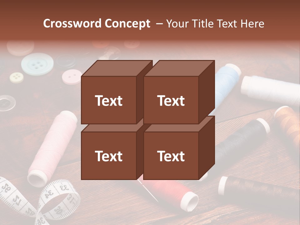 Needle Tool White PowerPoint Template