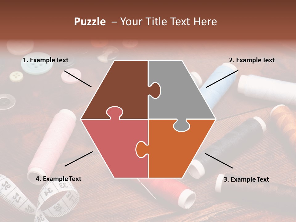 Needle Tool White PowerPoint Template