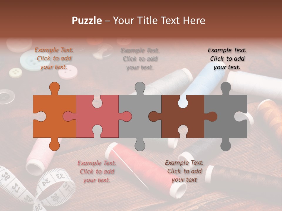 Needle Tool White PowerPoint Template