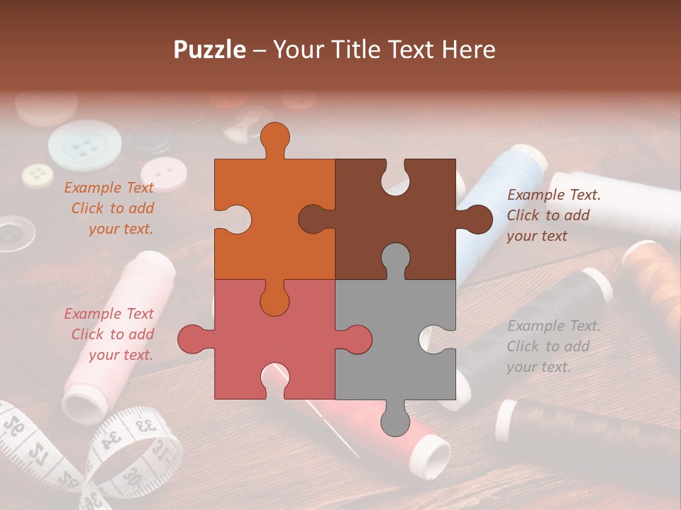 Needle Tool White PowerPoint Template