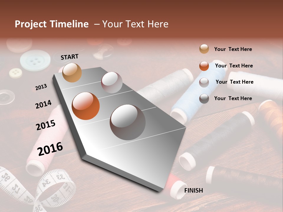 Needle Tool White PowerPoint Template