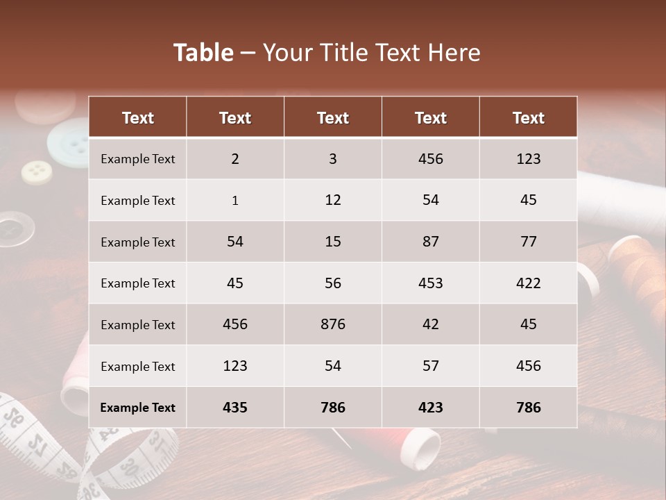 Needle Tool White PowerPoint Template