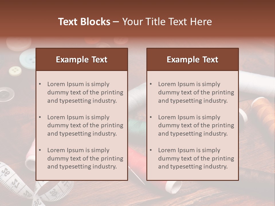 Needle Tool White PowerPoint Template