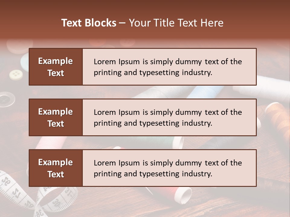 Needle Tool White PowerPoint Template