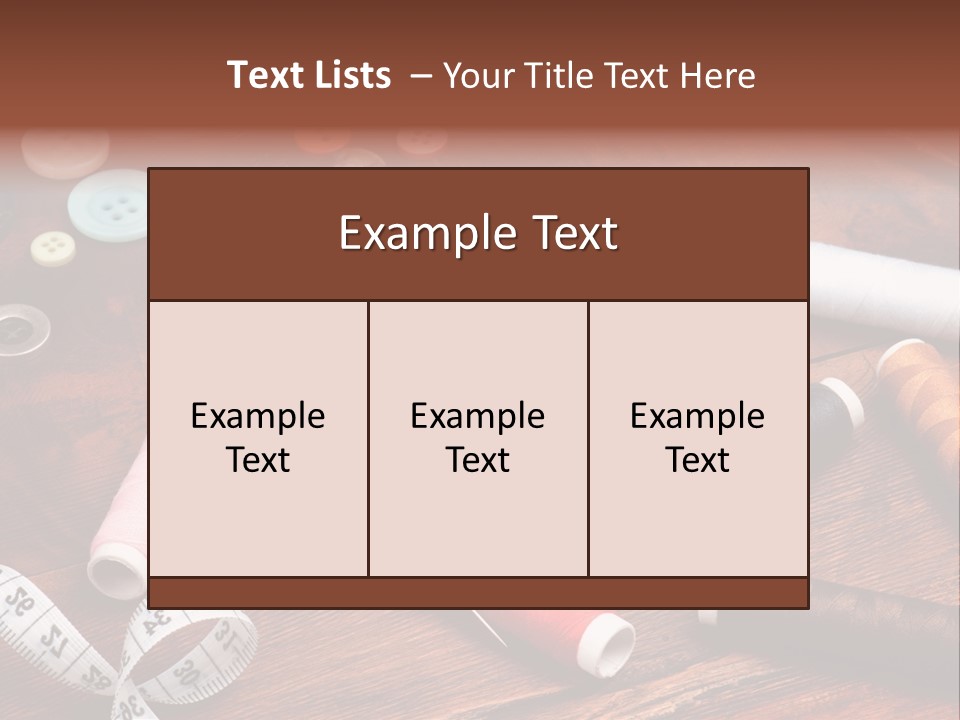 Needle Tool White PowerPoint Template