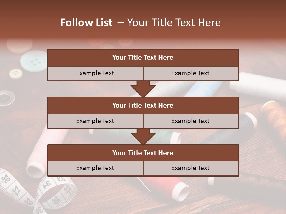 Needle Tool White PowerPoint Template