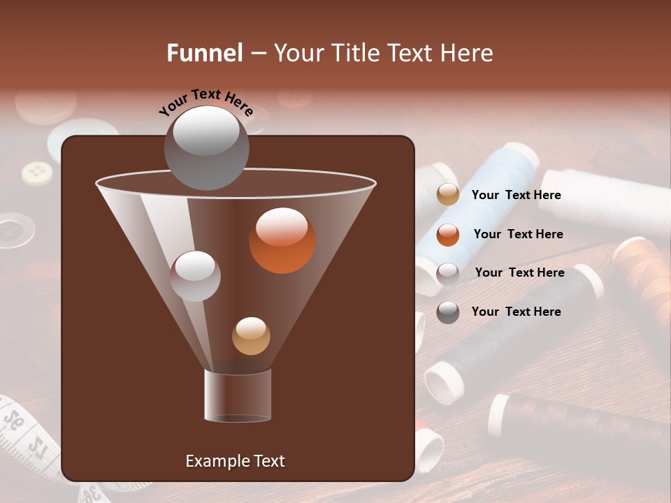 Needle Tool White PowerPoint Template