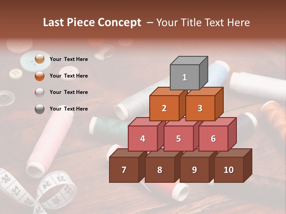 Needle Tool White PowerPoint Template