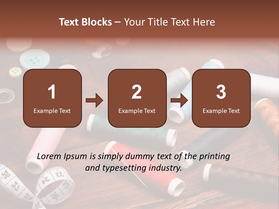 Needle Tool White PowerPoint Template