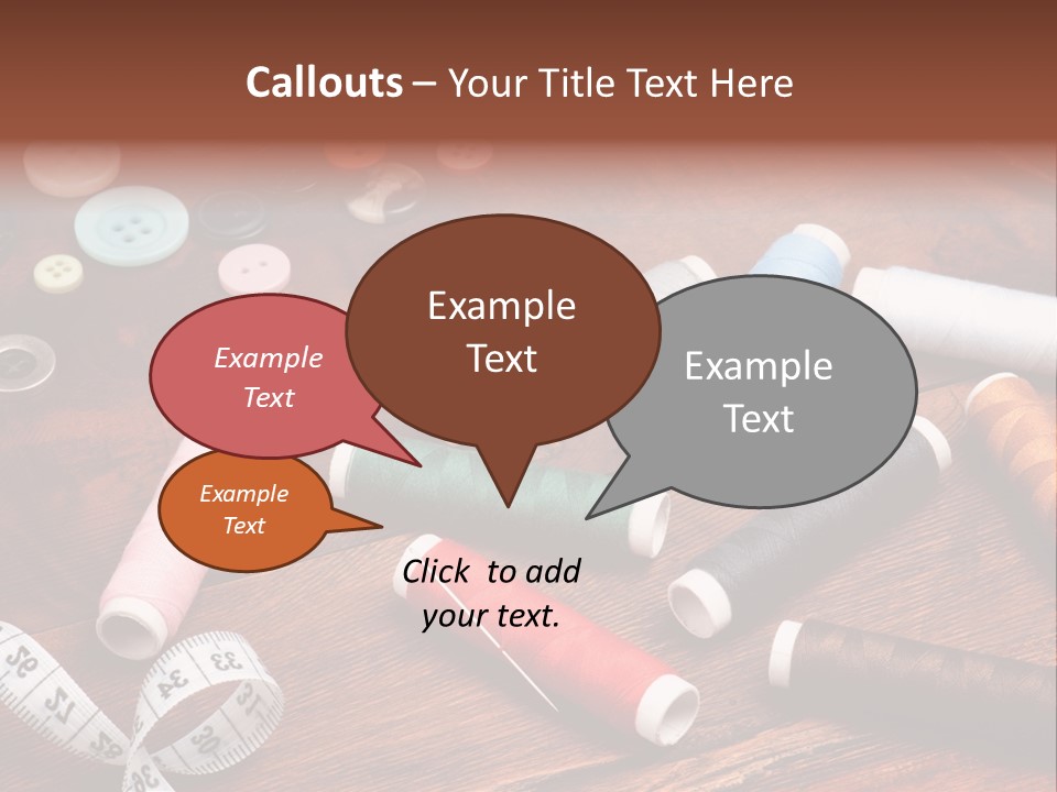 Needle Tool White PowerPoint Template