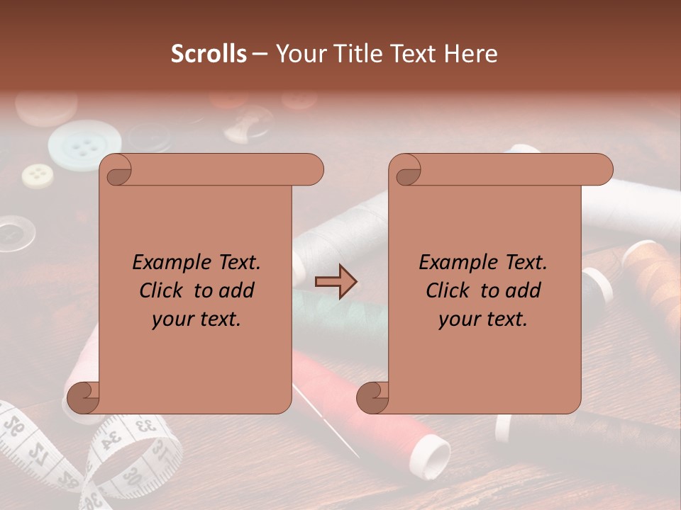 Needle Tool White PowerPoint Template
