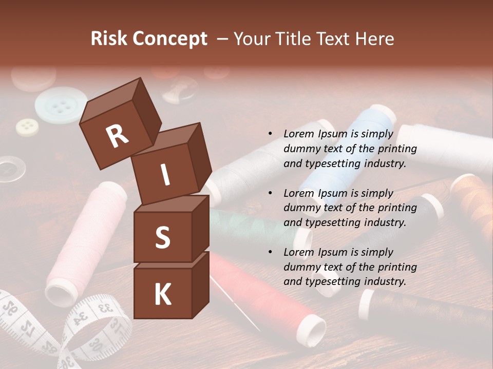 Needle Tool White PowerPoint Template