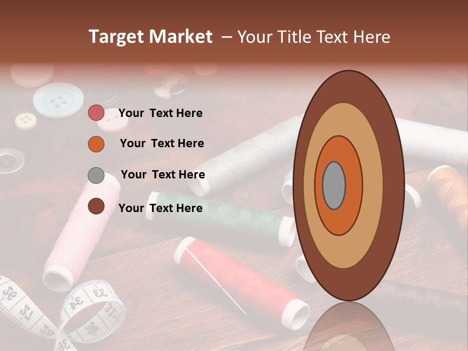 Needle Tool White PowerPoint Template