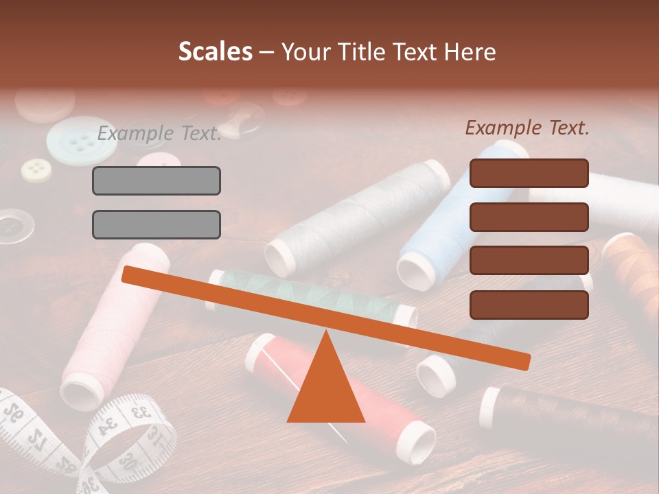 Needle Tool White PowerPoint Template