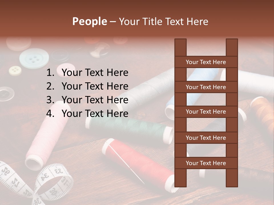 Needle Tool White PowerPoint Template