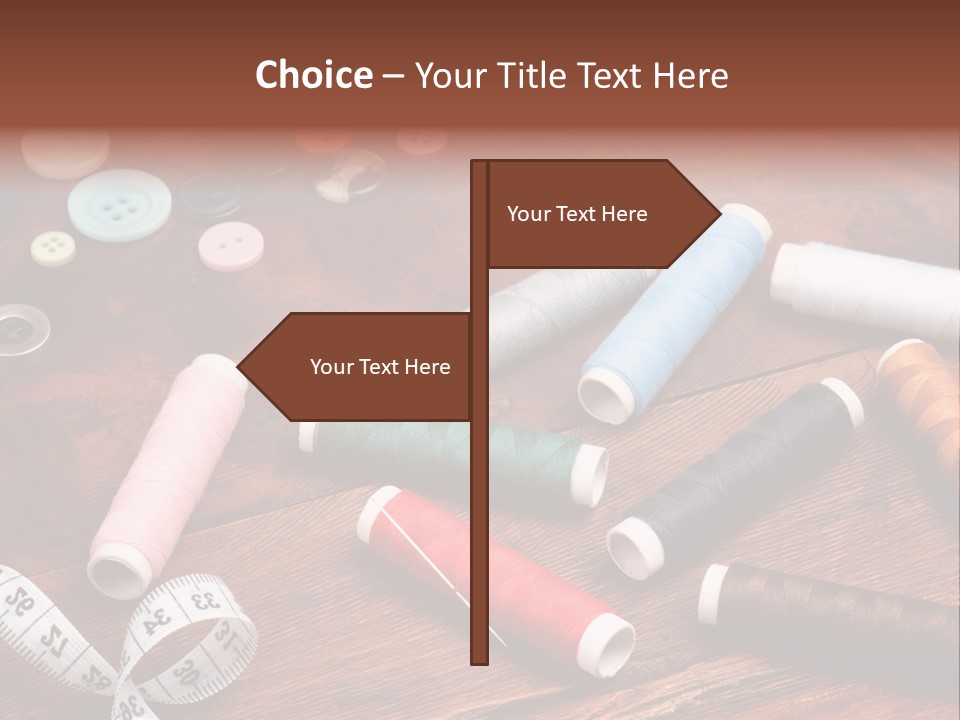 Needle Tool White PowerPoint Template