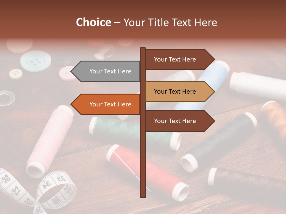 Needle Tool White PowerPoint Template