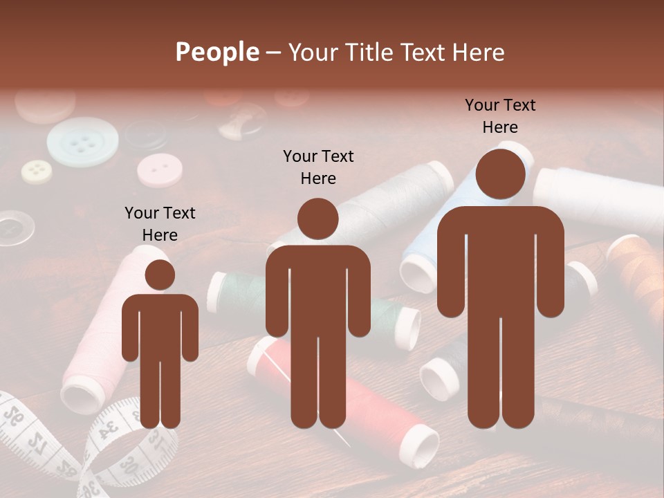 Needle Tool White PowerPoint Template