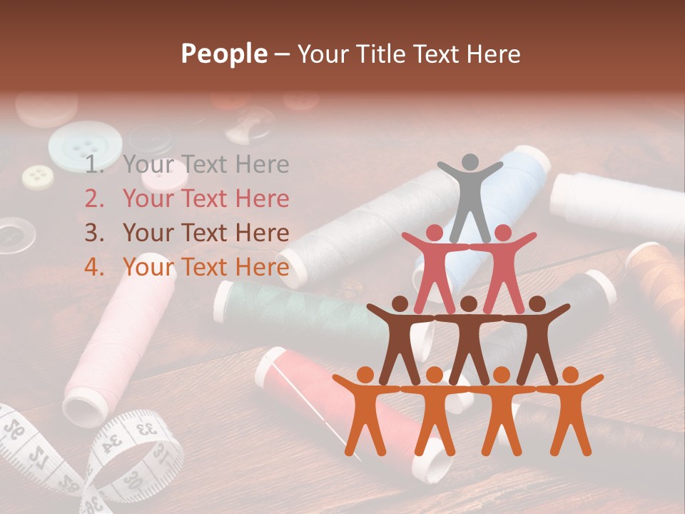 Needle Tool White PowerPoint Template