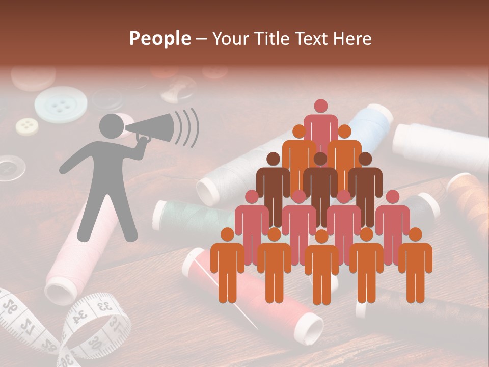 Needle Tool White PowerPoint Template