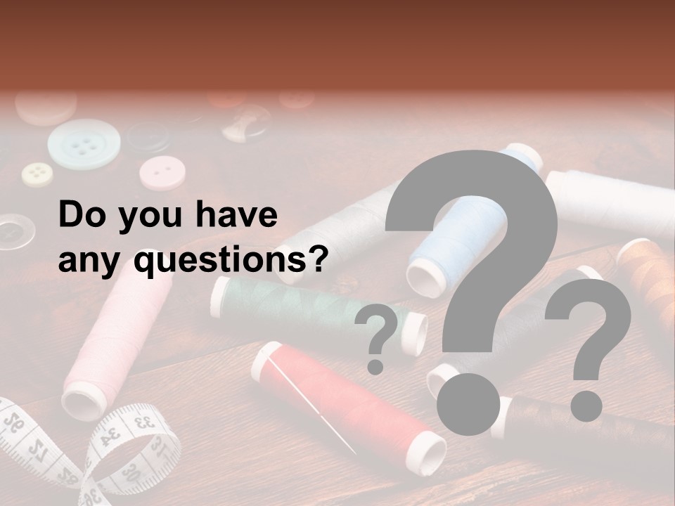 Needle Tool White PowerPoint Template