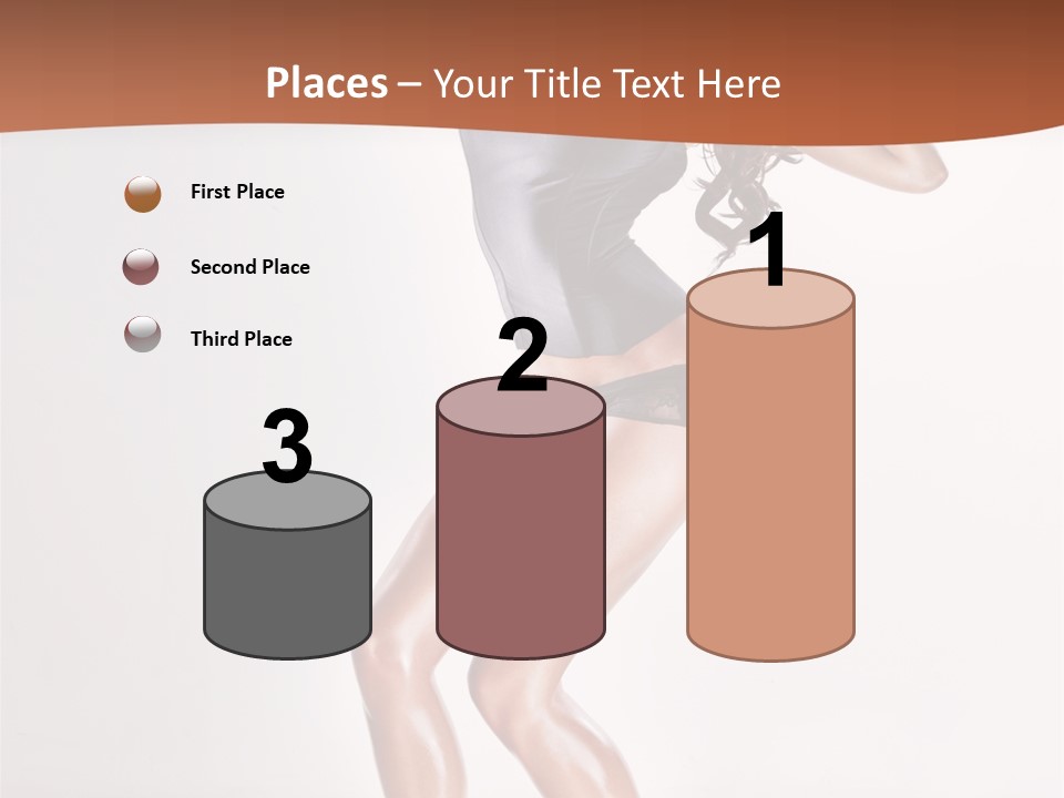 Dancer Elegance Fine Art Portrait PowerPoint Template