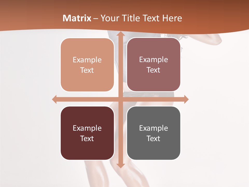 Dancer Elegance Fine Art Portrait PowerPoint Template