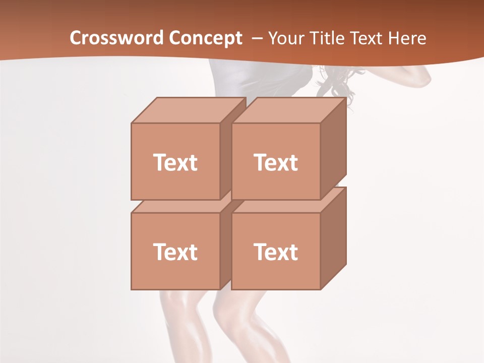 Dancer Elegance Fine Art Portrait PowerPoint Template