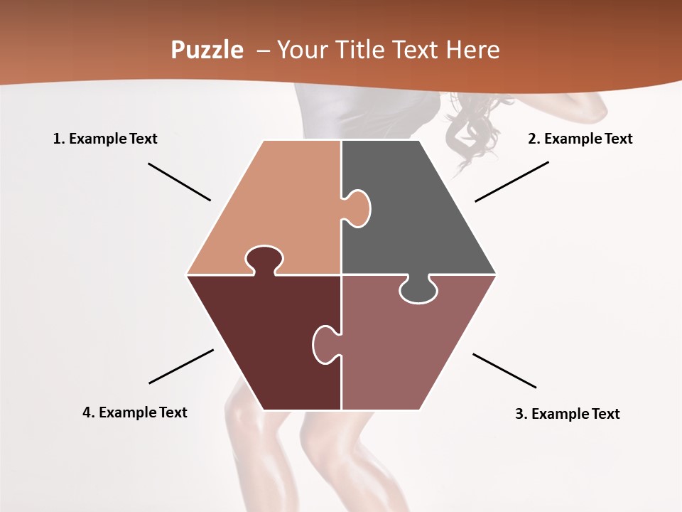 Dancer Elegance Fine Art Portrait PowerPoint Template