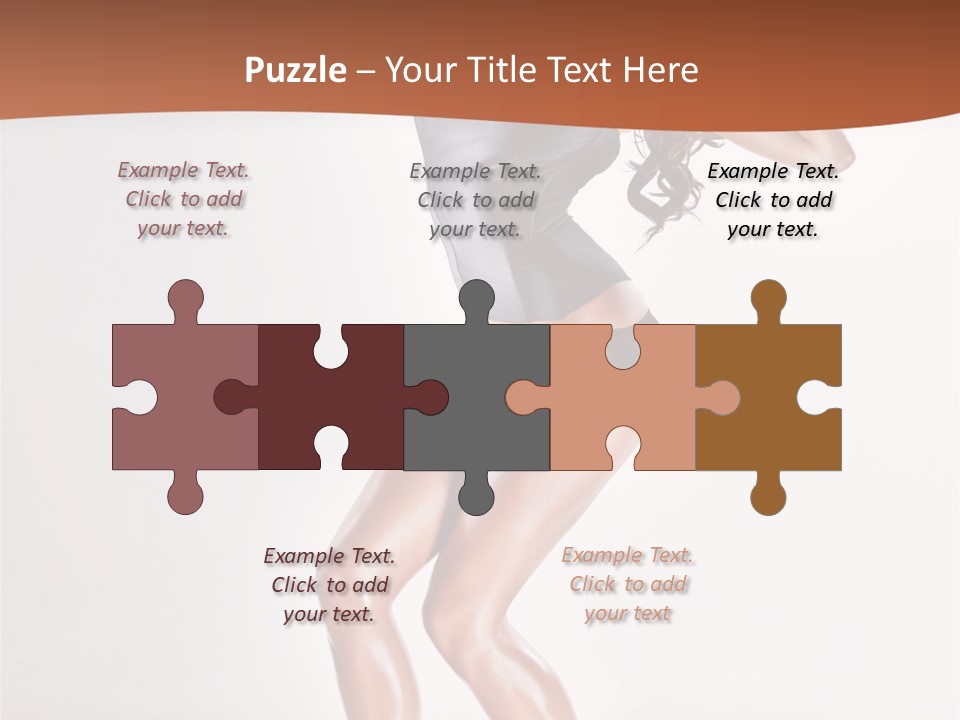 Dancer Elegance Fine Art Portrait PowerPoint Template